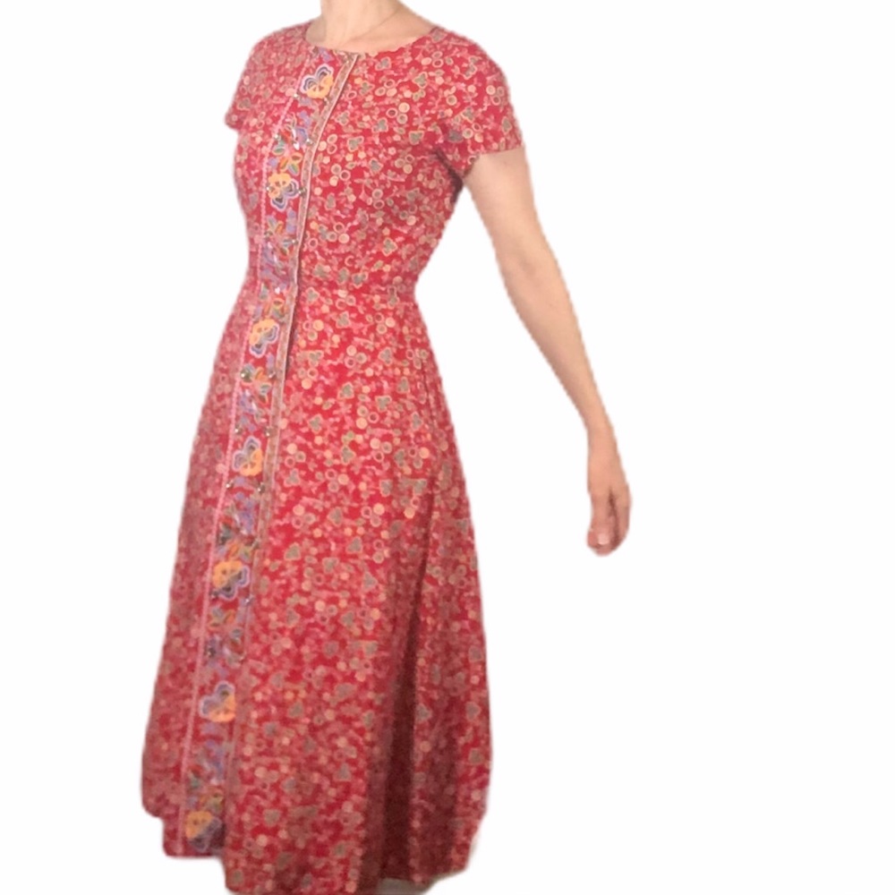 Vintage Liz Claiborne midi dress cotton